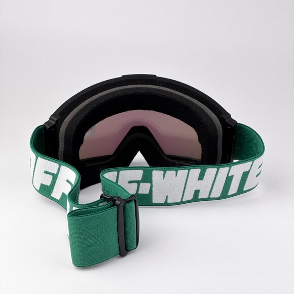 Off-White Ski Goggles – Black/Green Frame with Green Mirror Lens | Model OERI055 - Picture 9 of 11